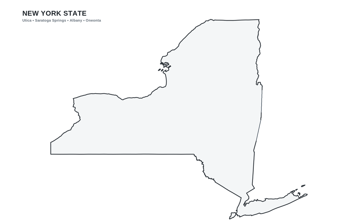Map of New York State